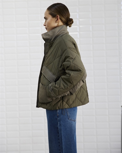 Withblack - WBLVeda Quilted Jakke - Spring Forrest